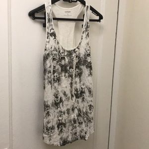 Express tank racer back clear sequence abstract